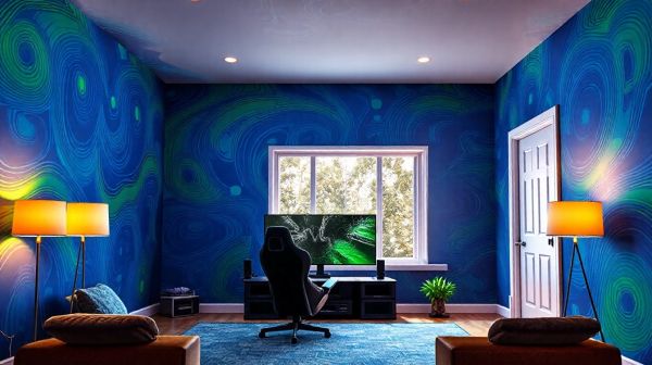 5 idées de papier peint pour créer un espace gamer unique