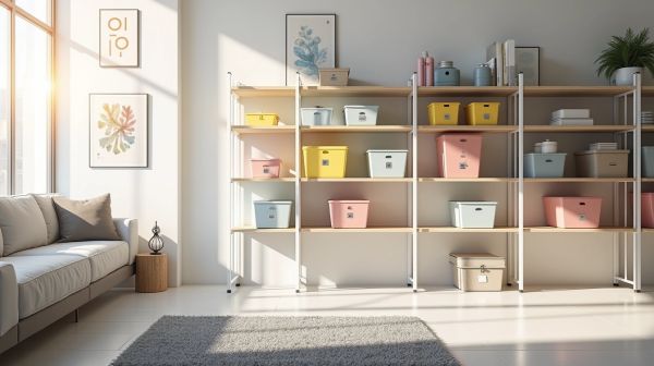 Meuble rangement pour loisirs créatifs : l'art de l'organisation