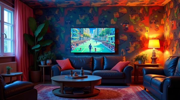 Transformez votre espace avec du papier peint gamer